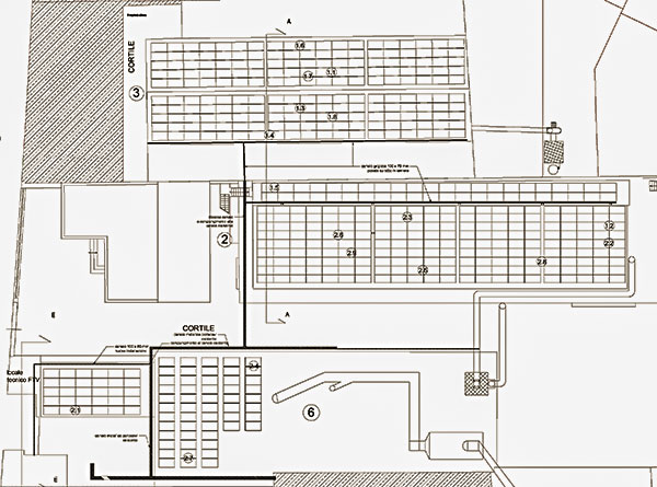 Impianto Fotovoltaico 206 kWp Napoli, (NA) DMT Solar installatore certificato Tesla Powerwall e Sunpower Maxeon impianto fotovoltaico in Campania