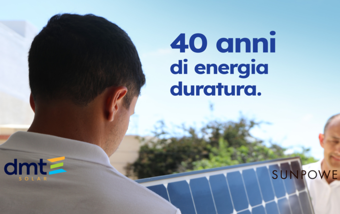 DMT solar 40 anni di garanzia sul fotovoltaico per la tua serenità
