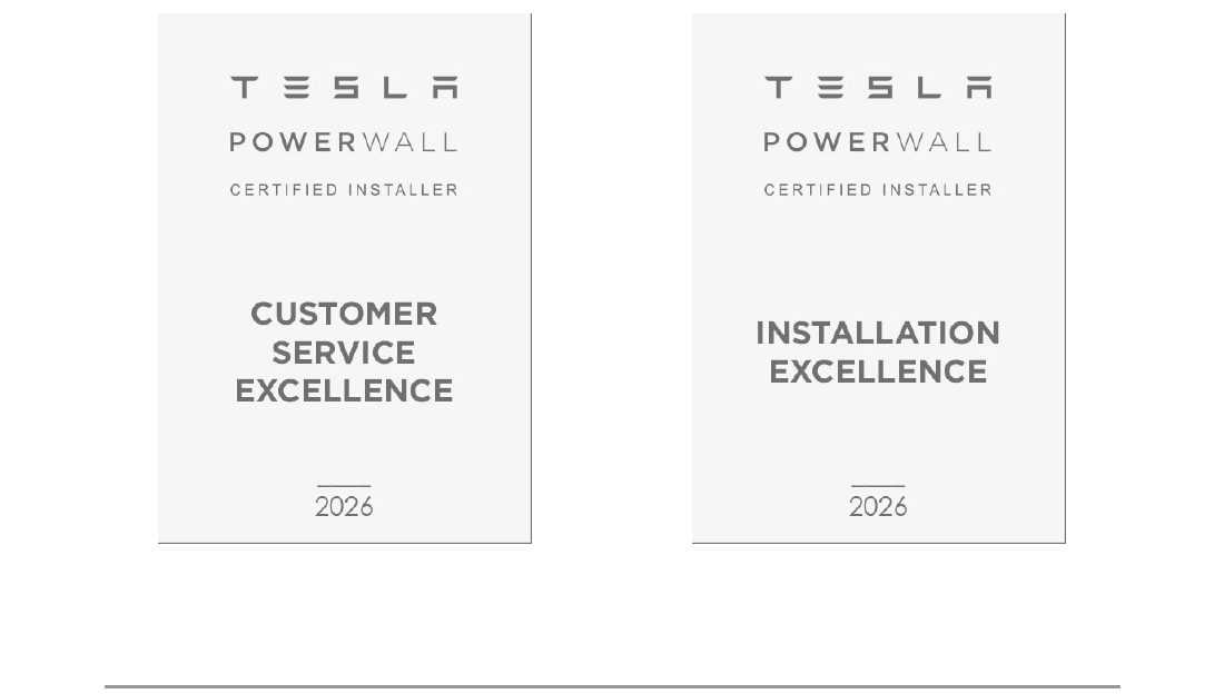 Premi Tesla Installazione eccelelnte e Servizio al consumatore eccellente - DMT Solar installatore certificato Tesla Powerwall e Sunpower Maxeon impianto fotovoltaico in Campania, Lazio, Molise, Lombardia, Piemonte, ITALIA